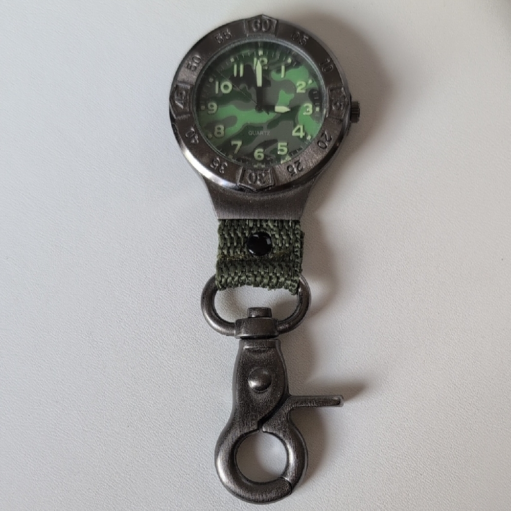 Outdoor Life Camo Pocket Watch